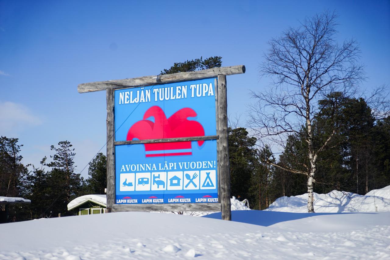 Neljaen Tuulen Tupa Bed and Breakfast Kaamanen Buitenkant foto